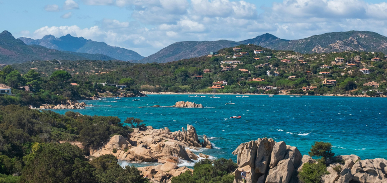 vue de la côte en sardaigne