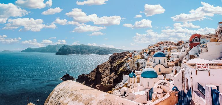 voyager en grèce à santorin