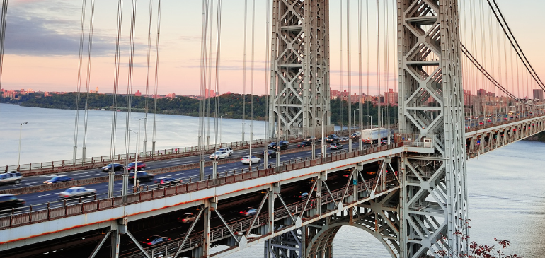 george washington bridge USA avi international assurance voyage USA visa